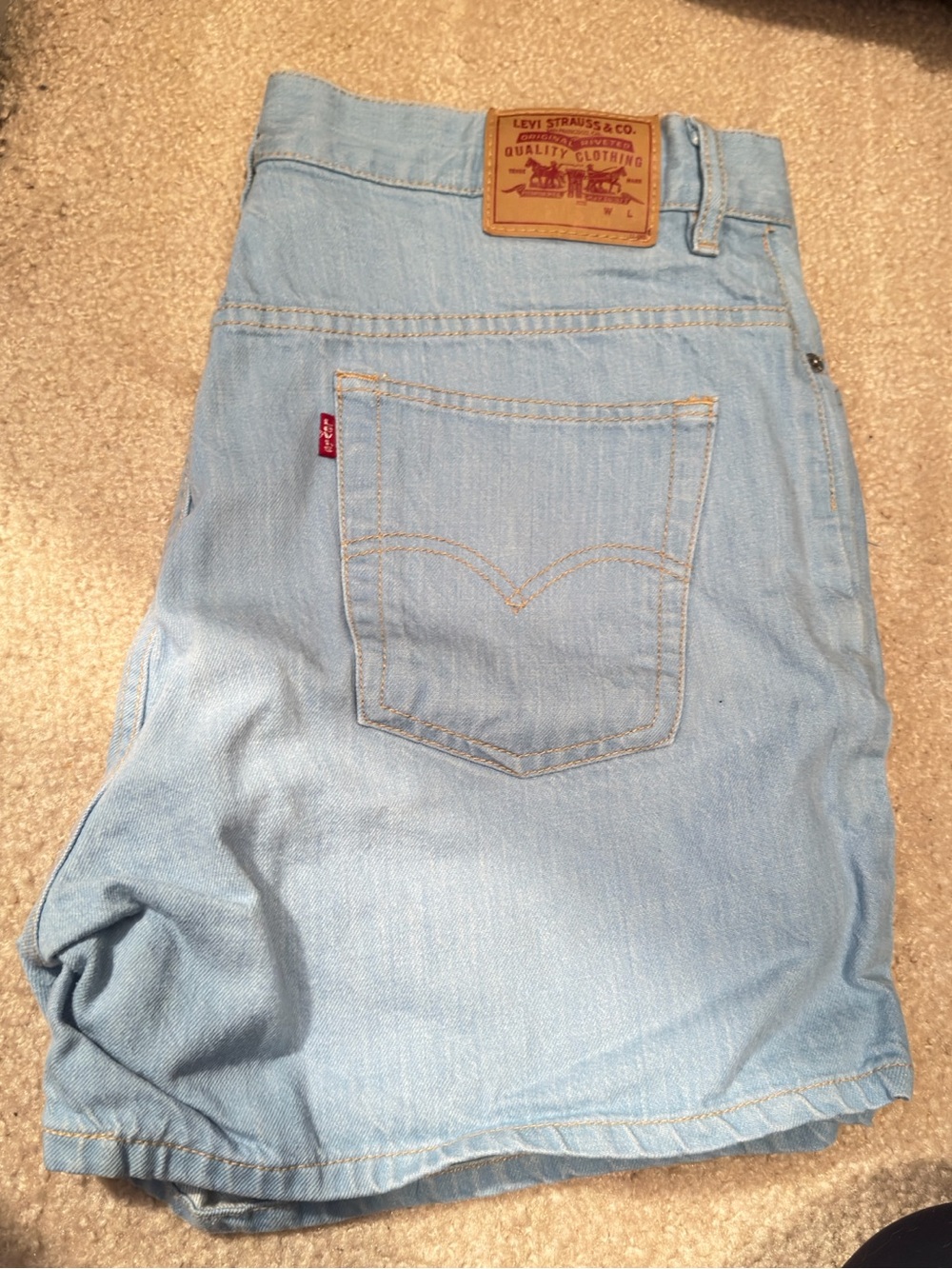 Levi's Light Blue Denim Women’s Shorts